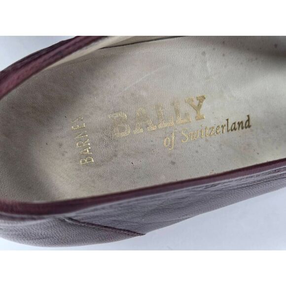 BALLY MADE IN SWITZERLAND MEN’S BROWN LEATHER BARNES DRESS LOAFERS US SIZE 12 M main image 9